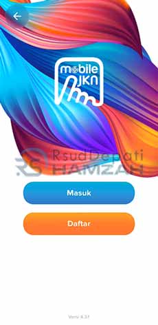 3. Klik Daftar