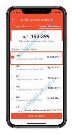 5 Tap Bayar Sekarang