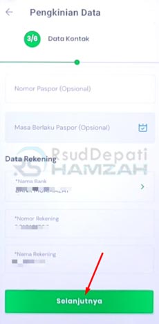 7. Cek Data Kontak