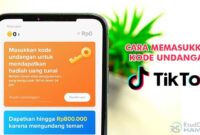 Cara Memasukkan Kode Undangan TikTok