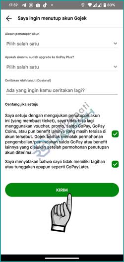 Checklist Kirim