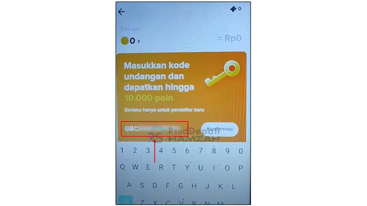 Masukkan Kode Undangan TikTok