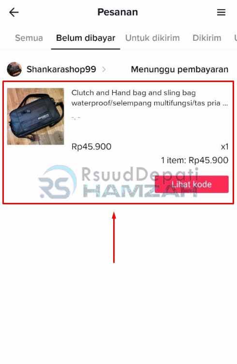 Selesai Melihat Pesanan di TikTok Lewat Menu Shop