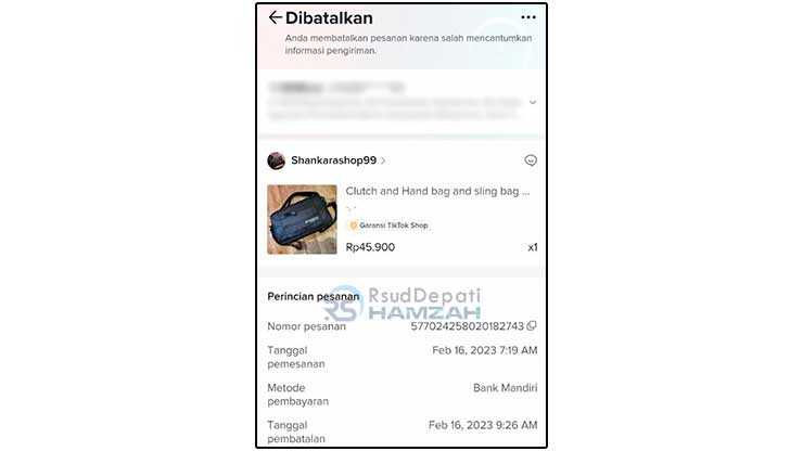 Selesai Membatalkan Pesanan di TikTok Shop