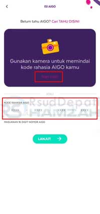 cara isi voucher Axis lewat aplikasi