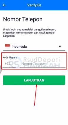 12. Masukkan Nomor Baru