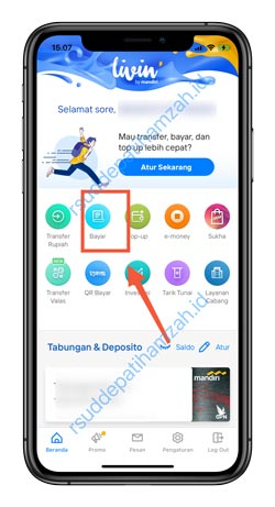 2 Tap Menu Bayar
