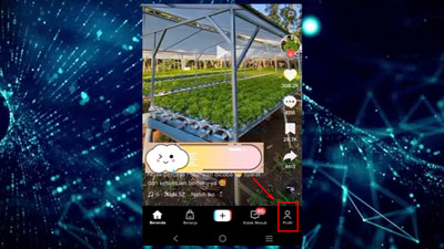 2. Buka Menu Profil Tiktok