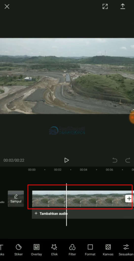 cara menggabungkan 2 video menjadi 1 layar di capcut