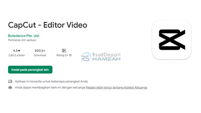 4. Aplikasi Capcut