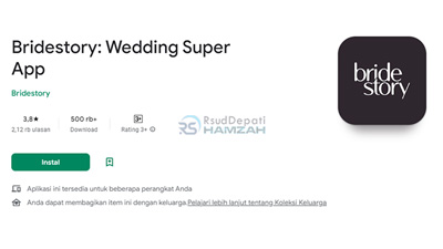 6. Aplikasi Bridestory Wedding