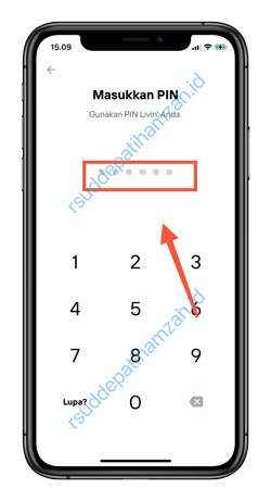 8 Masukkan PIN