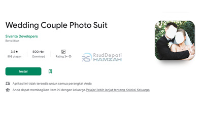 9. Aplikasi Wedding Couple Photo Suit