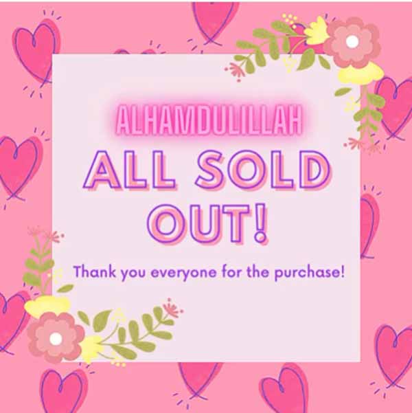 Alhamdulillah Sold Out 4