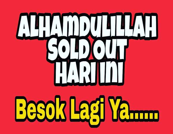 Alhamdulillah Sold Out