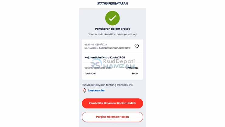 Berhasil Tukar Poin Telkomsel Jadi Paket Data