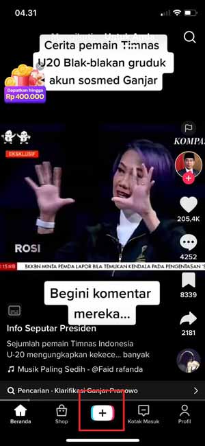 Buka Aplikasi TikTok