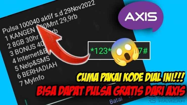 Cara Dapat Pulsa Gratis Axis