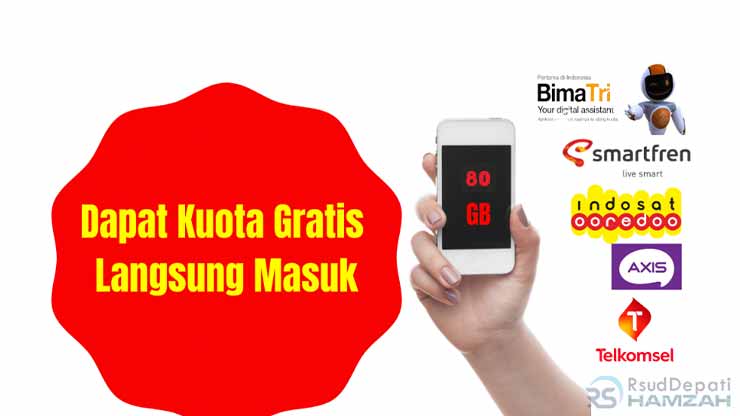 Cara Mendapatkan Kuota Gratis Langsung Masuk 80 GB