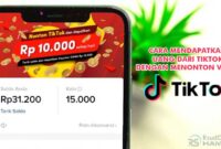 Cara Mendapatkan Uang Dari TikTok Dengan Menonton Video