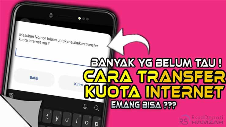 Cara Transfer Kuota Telkomsel Lebih Dari 1 GB Gratis