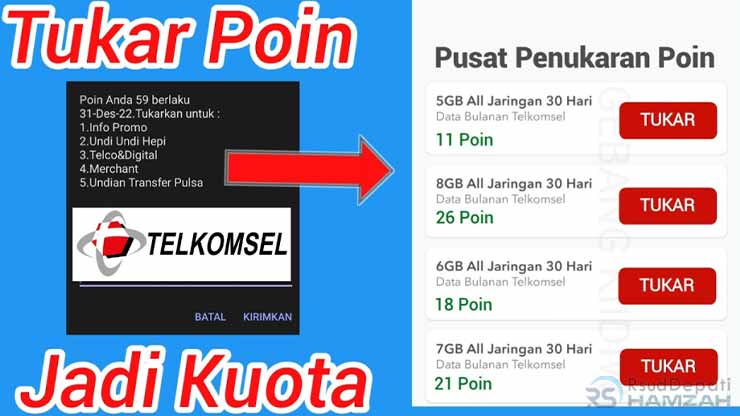 Cara Tukar Poin Telkomsel Jadi Paket Data Tanpa Aplikasi