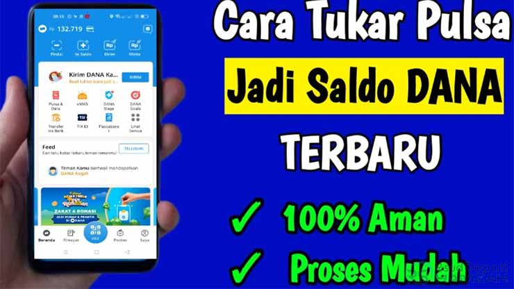 Convert Pulsa ke DANA Gratis Tanpa Aplikasi