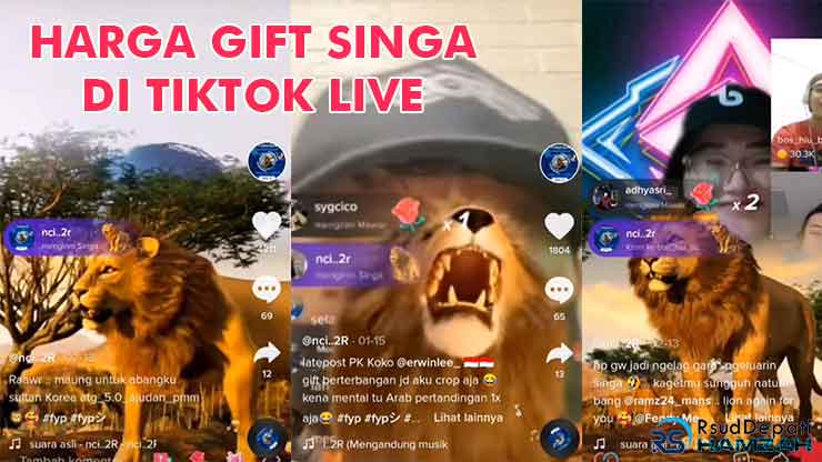 Harga Gift Singa di TikTok