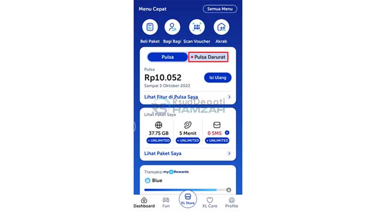 Jalankan Aplikasi MyXL