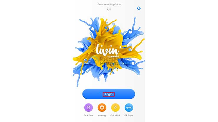 Login Livin Mandiri