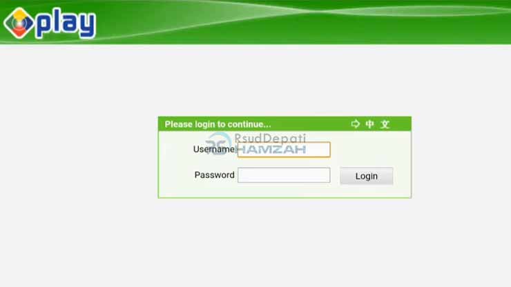 Login Router MNC Play