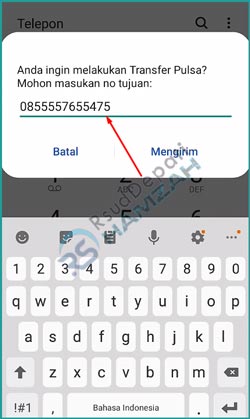 Masukkan Nomor HP