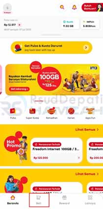 Mendapatkan Kuota Gratis Indosat 100GB