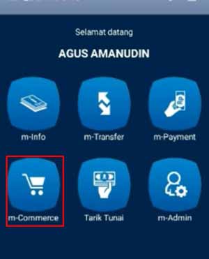 Pilih Menu M Commerce