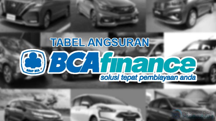 TABEL ANGSURAN BCA FINANCE