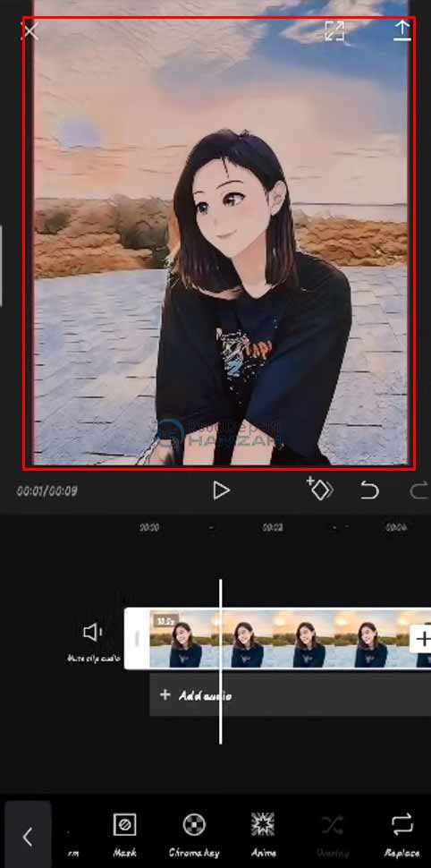 cara mengubah foto menjadi anime di capcut