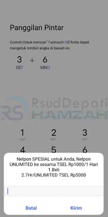 cara daftar paket nelpon simpati