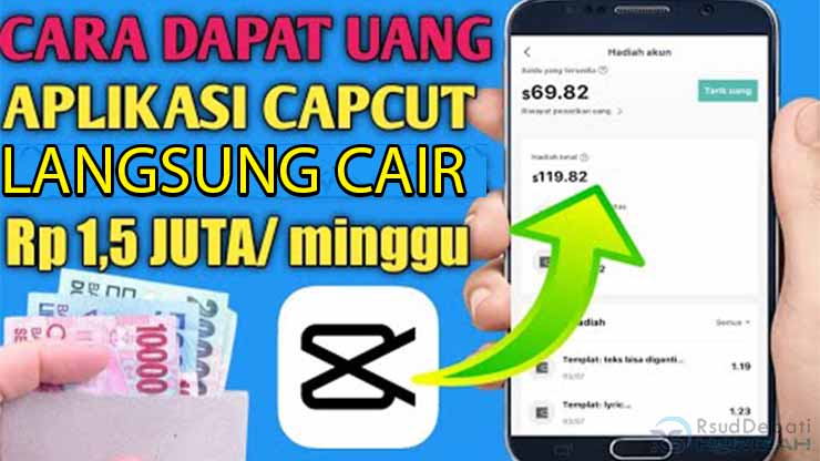 cara dapat uang dari capcut