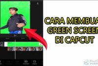 cara membuat green screen di capcut 1