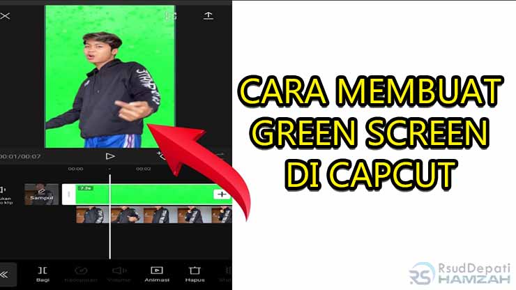 cara membuat green screen di capcut 1