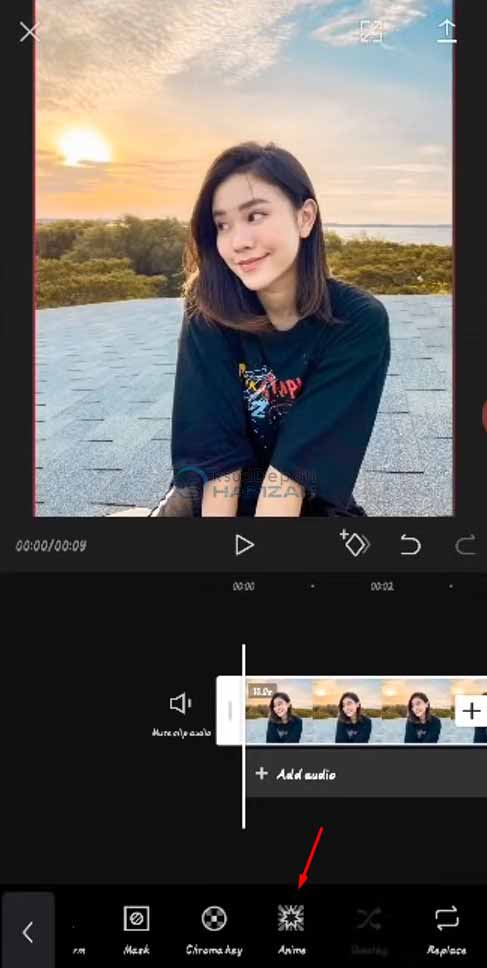 cara mengubah foto menjadi anime di capcut