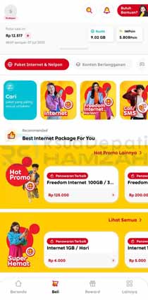 kuota gratis indosat