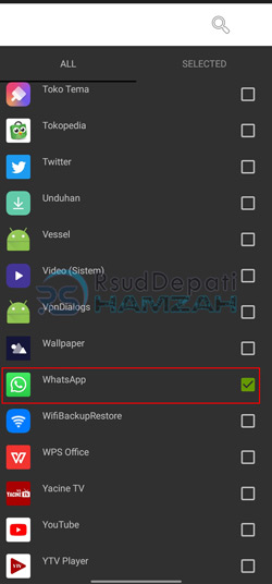pilih WhatsApp