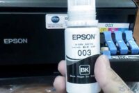 cara mengisi tinta printer epson l3110