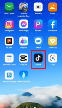 1. Buka Aplikasi Tiktok 1