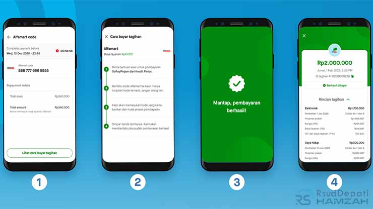 Bayar Gopay Pinjam Lewat Alfamart