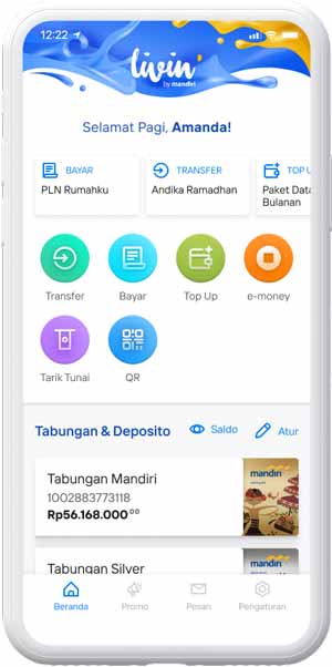 Buka Aplikasi Livin Mandiri