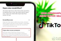 Cara Menghapus Akun TikTok Seller