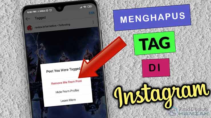 Cara Menghapus Tag di Instagram