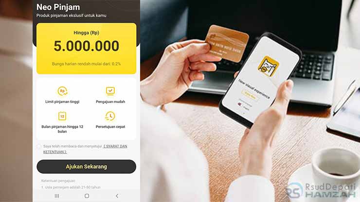 Cara Pinjam Uang di Neo Bank